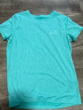 Vineyard Vines Teal Crewneck Tee